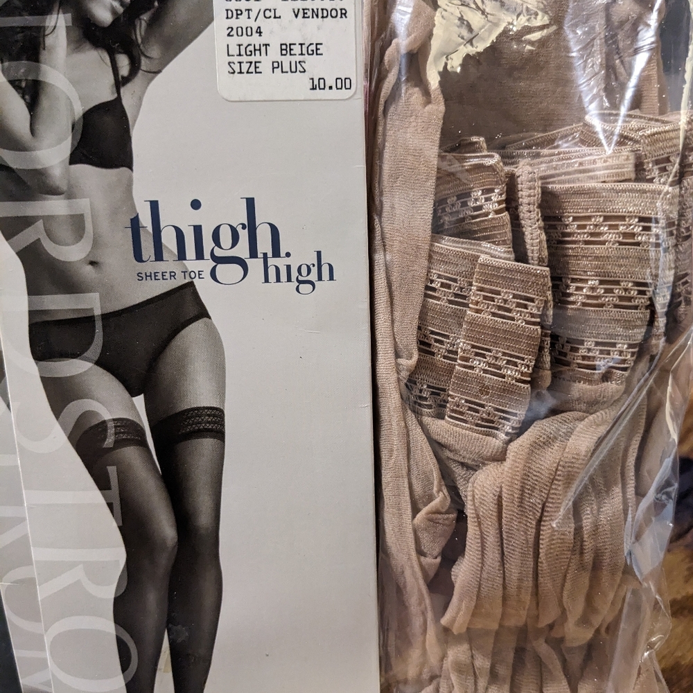 Thigh sheer toe high